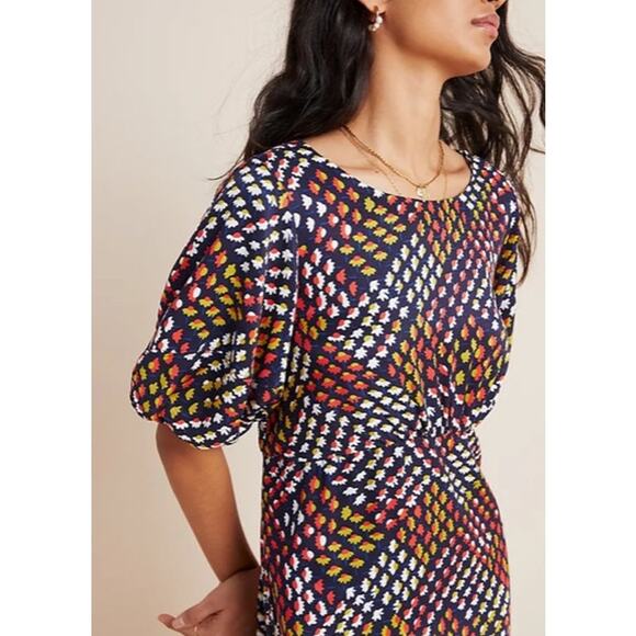 Anthropologie Maeve Melody Mini Dress Multicolor size 4 - Picture 3 of 4